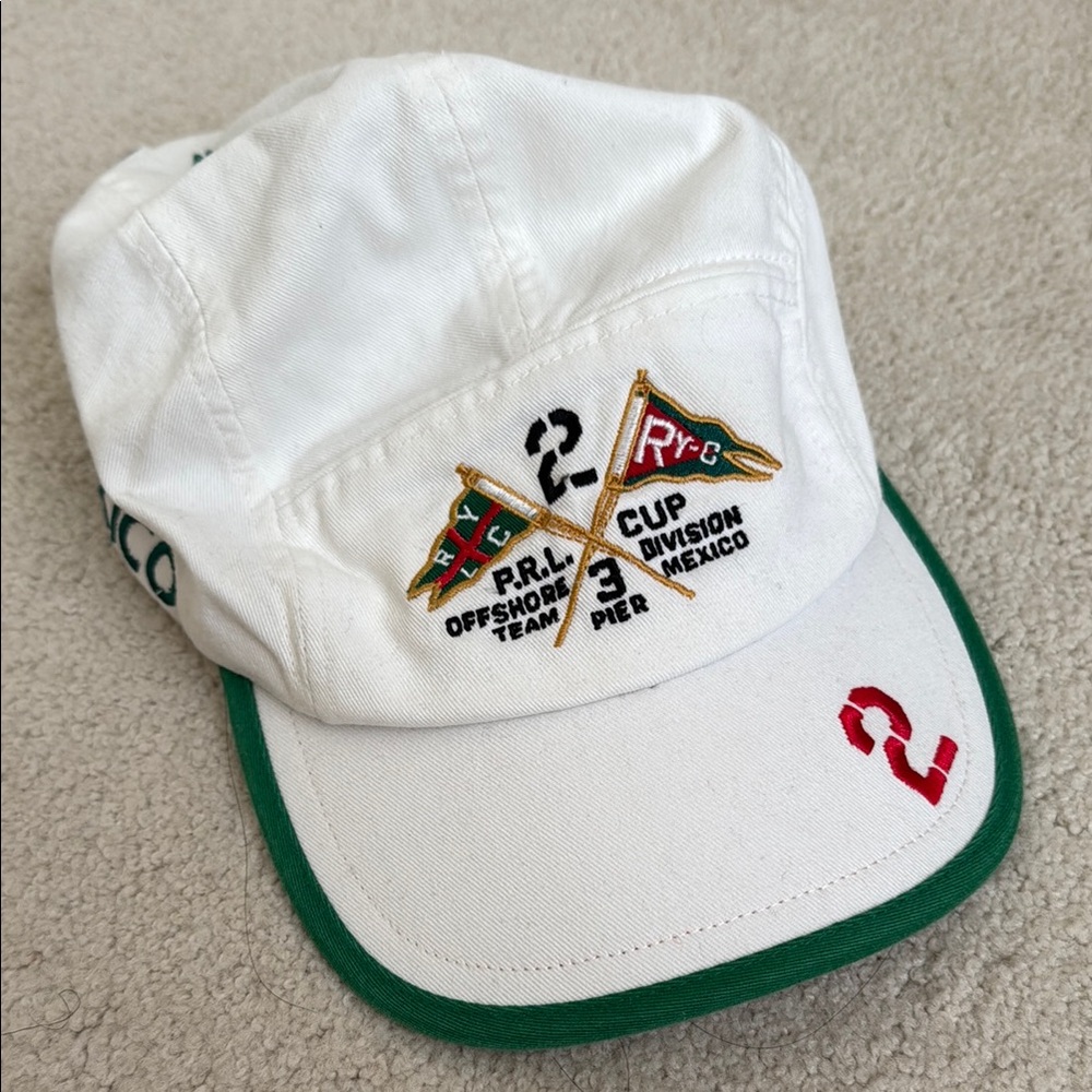 Vintage Polo Ralph Lauren Cap with Green Embroidery